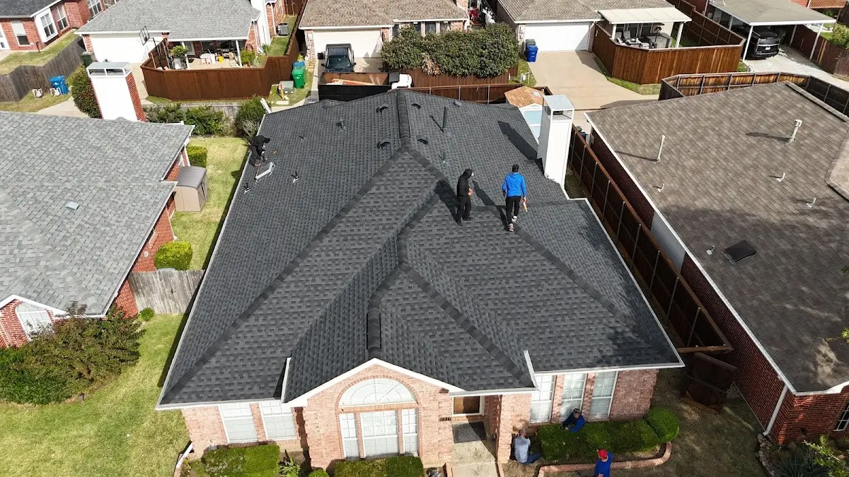 Commercial Roofing work in progress on a Venice property